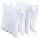 Niagara 4 Pack King Pillow Protectors with Zipper, Soft Quiet Cotton Sateen, Effective Dust Protection, Stay in Place Pillow Covers, Ideal for Home, Guests, Rentals (20x36 Inches)