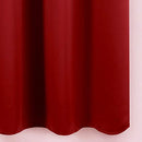 LEMOMO Blackout Curtains 52 x 84 inch/Black Set of 2 Panels/Thermal Insulated Room Darkening Bedroom Curtains