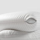 Niagara 4 Pack King Pillow Protectors with Zipper, Soft Quiet Cotton Sateen, Effective Dust Protection, Stay in Place Pillow Covers, Ideal for Home, Guests, Rentals (20x36 Inches)