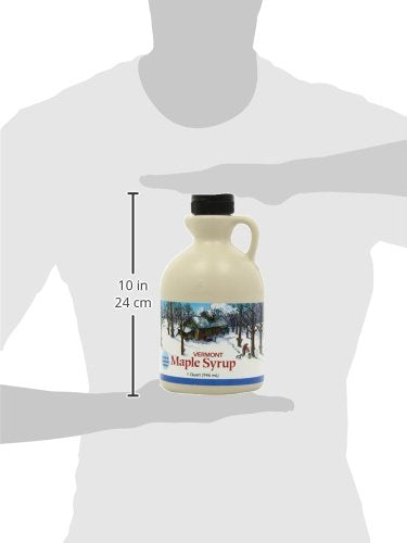 Pure Vermont Maple Syrup, Grade A, Dark Color, Robust Taste, All Natural, Easy Pour, 32 Fl Oz, 1 Qt (Prev Grade B)