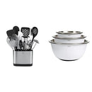 OXO Good Grips 15-Piece Everyday Kitchen Utensil Set, Silver