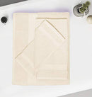 GLAMBURG 8-Piece Towel Set, Contains 2 Oversized Bath Towels 30x54, 2 Hand Towels 16x28, 4 Wash Cloths 13x13 - Quickdry Towel Sets, Ideal for Everyday use, Hotel & Spa - Black