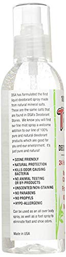 Thai Deodorant Stone Crystal Mist Natural Deodorant Spray 8 oz. Bundle, Pack of 2