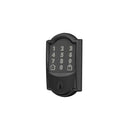 Schlage Encode Smart Wi-Fi Deadbolt with Century Trim in Matte Black