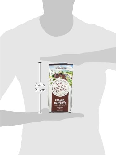 New England Coffee Hazelnut Crème Medium Roast Ground Coffee, 22oz Bag (Pack of 1)