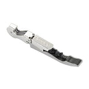 True TrueTap Double Hinged Waiter’s Corkscrew, Matte Black Bottle Opener with Foil Cutter, Wine Key