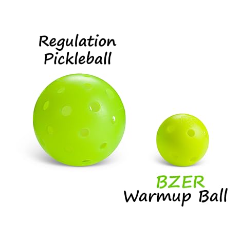 BZER Sale! Mini Pickleball (Sleeve of 3)-Made of Soft Rubber/Not Hard Plastic-Improve Speed and Accuracy!