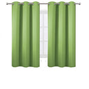 LEMOMO Blackout Curtains 52 x 84 inch/Black Set of 2 Panels/Thermal Insulated Room Darkening Bedroom Curtains