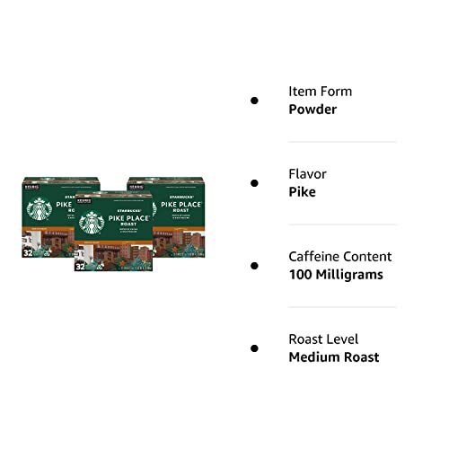 Starbucks K-Cup Coffee Pods—Caramel Flavored Coffee—100% Arabica—1 box (40 pods)