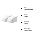 Niagara 4 Pack King Pillow Protectors with Zipper, Soft Quiet Cotton Sateen, Effective Dust Protection, Stay in Place Pillow Covers, Ideal for Home, Guests, Rentals (20x36 Inches)