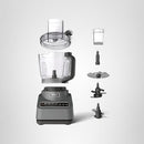 Ninja Food Processor, Professional Plus, 1000 Peak Watts, 4 Functions for Chopping, Slicing, Purees & Dough with 9-Cup Processor Bowl, 3 Blades, Food Chute & Pusher, Silver, BN601