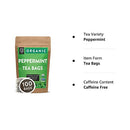 FGO Organic Green Tea, Eco-Conscious Tea Bags, 100 Count