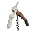 True TrueTap Double Hinged Waiter’s Corkscrew, Matte Black Bottle Opener with Foil Cutter, Wine Key