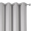 LEMOMO Blackout Curtains 52 x 84 inch/Black Set of 2 Panels/Thermal Insulated Room Darkening Bedroom Curtains