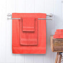 GLAMBURG 8-Piece Towel Set, Contains 2 Oversized Bath Towels 30x54, 2 Hand Towels 16x28, 4 Wash Cloths 13x13 - Quickdry Towel Sets, Ideal for Everyday use, Hotel & Spa - Black