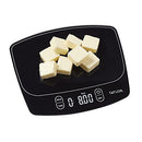 Taylor Waterproof Digital Kitchen Scale, 11 pounds, Black