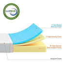 ZINUS 10 Inch Green Tea Cooling Gel Memory Foam Mattress, Fiberglass Free, Cooling Gel Foam, Pressure Relieving, CertiPUR-US Certified, Bed-in-a-Box, Queen