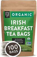 FGO Organic Green Tea, Eco-Conscious Tea Bags, 100 Count