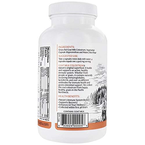 Capra Colostrum - 120 Capsules by Mt. Capra