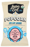 LesserEvil Himalayan Pink Salt Organic Popcorn, Premium Quality, Minimally Processed, No Vegetable Oil, 0.46 Oz, Pack of 24