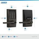 Schlage Encode Smart Wi-Fi Deadbolt with Century Trim in Matte Black