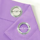 LEMOMO Blackout Curtains 52 x 84 inch/Black Set of 2 Panels/Thermal Insulated Room Darkening Bedroom Curtains