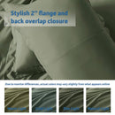 Nestl Twin Duvet Cover - Soft Double Brushed Light Sage Duvet Cover Twin/Twin XL, 2 Piece, with Button Closure, Duvet Cover 68x90 inches