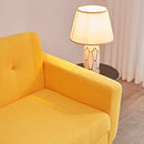 Kingfun Tbfit 65" W Loveseat Sofa, Mid Century Modern Decor Love Seat Couches for Living Room, Button Tufted Upholstered Love Seats Furniture, Solid and Easy to Install Small Couch for Bedroom, Grey…