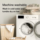 Niagara 4 Pack King Pillow Protectors with Zipper, Soft Quiet Cotton Sateen, Effective Dust Protection, Stay in Place Pillow Covers, Ideal for Home, Guests, Rentals (20x36 Inches)