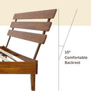 Bme Caden Solid Wood Nightstand/Side Table/End Table, Fully Assembled, with 1-Drawer for Mid Century Bedroom and Living Room, Caramel