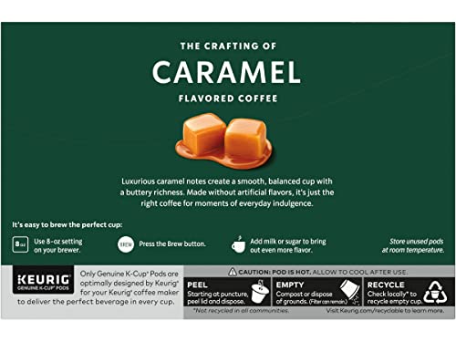 Starbucks K-Cup Coffee Pods—Caramel Flavored Coffee—100% Arabica—1 box (40 pods)