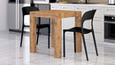 Mobili Fiver, First Extendable Table, Rustic Oak, Made in Italy