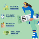 IQBAR Brain and Body Keto Protein Bars - Chocolate Lovers Variety Keto Bars - 12-Count Energy Bars - Low Carb Protein Bars - High Fiber Vegan Bars and Low Sugar Meal Replacement Bars - Vegan Snacks