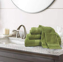 GLAMBURG 8-Piece Towel Set, Contains 2 Oversized Bath Towels 30x54, 2 Hand Towels 16x28, 4 Wash Cloths 13x13 - Quickdry Towel Sets, Ideal for Everyday use, Hotel & Spa - Black