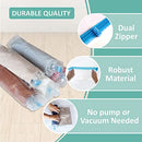 20 Pack Vacuum Storage Bags, Space Saver Bags (4 Jumbo/4 Large/4 Medium/4 Small/4 Roll) Compression for Comforters and Blankets, Sealer Clothes Storage, Hand Pump Included