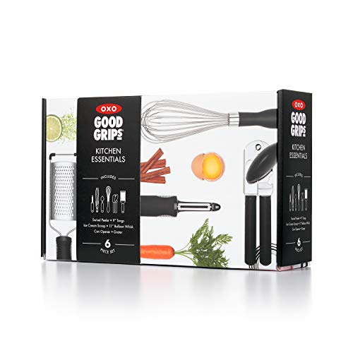 OXO Good Grips 15-Piece Everyday Kitchen Utensil Set, Silver