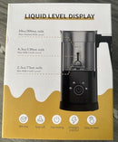 4 in 1 Electric Milk Frother: 10oz/350 mL Large Capacity Electric Milk Steamer for Hot and Cold Milk Froth - Automatic Milk Frother & Warmer for Latte, Cappuccinos, Macchiato, Hot Chocolate