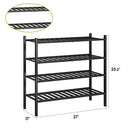 BMOSU 2-Tier Bamboo Shoe Rack Premium Stackable Shoe Shelf Storage Organizer for Hallway Closet Living Room Entryway Organizer (Natural Bamboo)