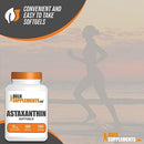 BULKSUPPLEMENTS.COM Astaxanthin 12mg 180 Softgels - Astaxanthin Supplement - Astaxanthin Pills - Antioxidants Supplement - Eye Supplements - 1 Astaxanthin Softgel per Serving (180 Softgels)