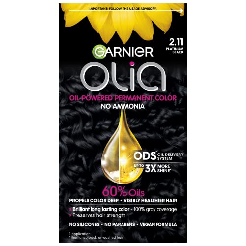 Garnier Hair Color Olia Ammonia-Free Brilliant Color Oil-Rich Permanent Hair Dye, 6.0 Light Brown, 1 Count (Packaging May Vary)