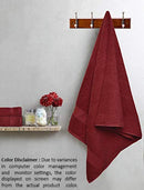 GLAMBURG 8-Piece Towel Set, Contains 2 Oversized Bath Towels 30x54, 2 Hand Towels 16x28, 4 Wash Cloths 13x13 - Quickdry Towel Sets, Ideal for Everyday use, Hotel & Spa - Black