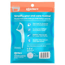 Plackers Twin-Line Dental Flossers, Advanced Whitening and Dual Action Flossing System, Easy Storage, Super Tuffloss, 2X The Clean, Cool Mint Flavor, 600 Count (Pack of 4)