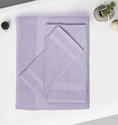 GLAMBURG 8-Piece Towel Set, Contains 2 Oversized Bath Towels 30x54, 2 Hand Towels 16x28, 4 Wash Cloths 13x13 - Quickdry Towel Sets, Ideal for Everyday use, Hotel & Spa - Black