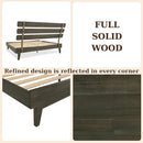 Bme Caden Solid Wood Nightstand/Side Table/End Table, Fully Assembled, with 1-Drawer for Mid Century Bedroom and Living Room, Caramel