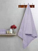 GLAMBURG 8-Piece Towel Set, Contains 2 Oversized Bath Towels 30x54, 2 Hand Towels 16x28, 4 Wash Cloths 13x13 - Quickdry Towel Sets, Ideal for Everyday use, Hotel & Spa - Black