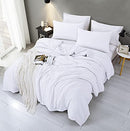 ALAZURIA Bedding Duvet Cover 2 Piece Set - Super Soft Prewashed, Duvet Covers Twin with Zipper Closure & 4 Corner Ties (1 Duvet Cover + 1 Pillow Case) Terracotta Pastel, Twin