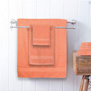 GLAMBURG 8-Piece Towel Set, Contains 2 Oversized Bath Towels 30x54, 2 Hand Towels 16x28, 4 Wash Cloths 13x13 - Quickdry Towel Sets, Ideal for Everyday use, Hotel & Spa - Black