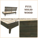 Bme Caden Solid Wood Nightstand/Side Table/End Table, Fully Assembled, with 1-Drawer for Mid Century Bedroom and Living Room, Caramel