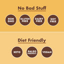 IQBAR Brain and Body Keto Protein Bars - Chocolate Lovers Variety Keto Bars - 12-Count Energy Bars - Low Carb Protein Bars - High Fiber Vegan Bars and Low Sugar Meal Replacement Bars - Vegan Snacks