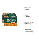 Starbucks K-Cup Coffee Pods—Caramel Flavored Coffee—100% Arabica—1 box (40 pods)